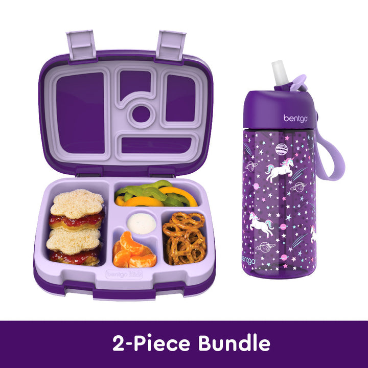Bentgo Kids Prints Lunch Box & Water Bottle R3