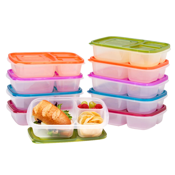 Bentgo Easyboxes 3-Compartment Food Containers 20-Piece Set W2