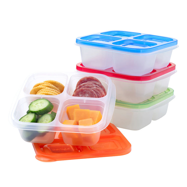 Bentgo Easyboxes 4-Compartment Snack Containers 8-Piece Set V3