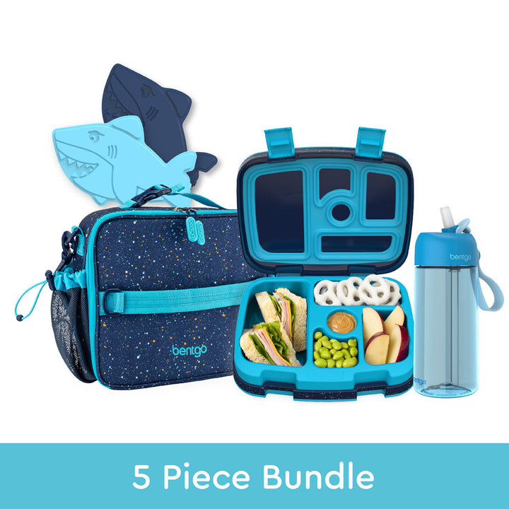 Bentgo Kids Prints Lunch 5-Piece Set with Ice Packs U2