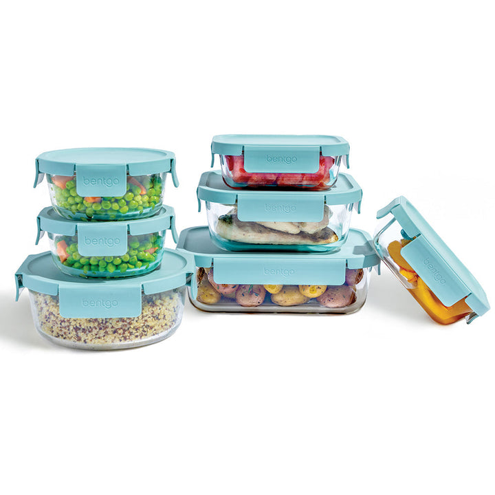 Bentgo Glass Leak-Proof Food Storage Set (14-Piece) G4